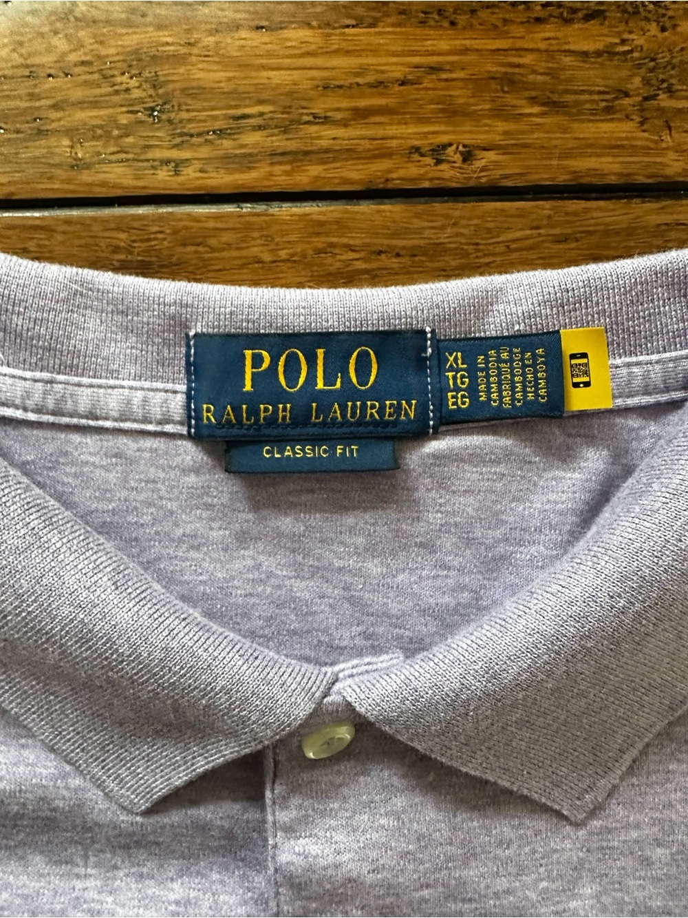 Polo Ralph Lauren Polo Shirt Mens XLT Flesh Pony Purple Short Sleeve Preppy - Picture 4 of 9